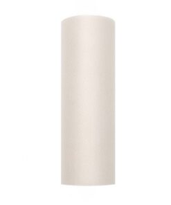Tulle mariage ivoire crème 15 cm rouleau 9M