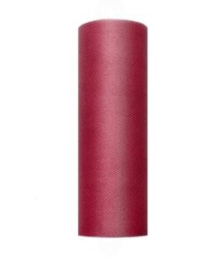 Tulle mariage rouge bordeaux 15 cm (9M)