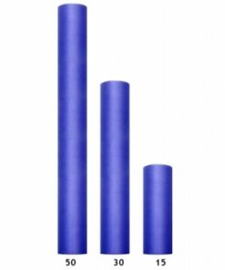 Tulle mariage bleu roi 15 cm rouleau 9M