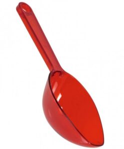 Pelle à bonbons en plastique rouge