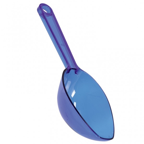 Pelle à bonbons en plastique bleu vif Pelle à bonbons en plastique bleu vif