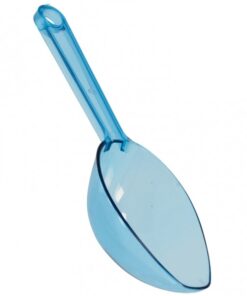 Pelle à bonbons en plastique bleu