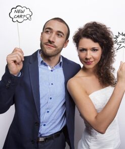 Accessoires photobooth, bulles BD (x 2)