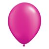 5 ballons latex rose magenta fuchsia 28 cm