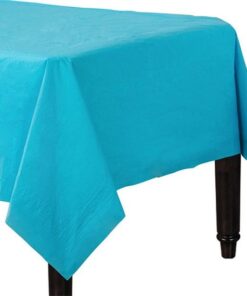 Nappe jetable bleu turquoise en papier