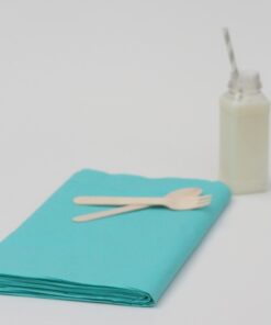 Nappe jetable bleu turquoise en papier