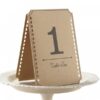 Numéros de table vintage kraft 1-12 champêtre