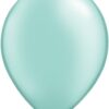 5 ballons perlés vert menthe mint