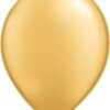 5 Ballons Qualatex Or Gold" 11" 28cm