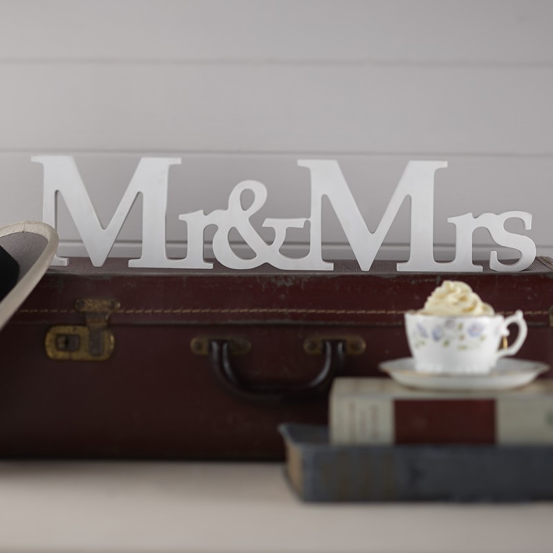 Lettres en bois Mr & Mrs déco table mariage Lettres en bois Mr & Mrs déco table mariage