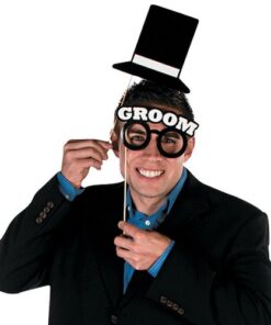 Kit Photobooth mariage bride & groom (x 6)