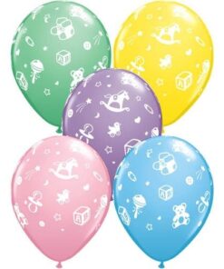 5 Ballons Baby Shower nursery