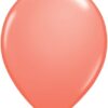 5 ballons latex rose corail 28 cm