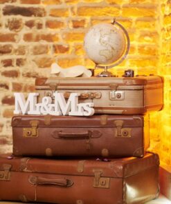Lettres en bois Mr & Mrs déco table mariage