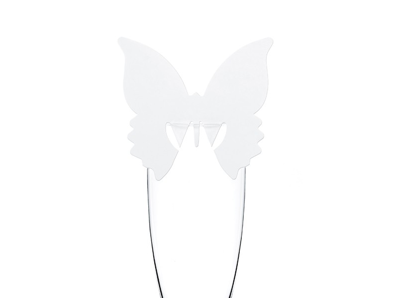 Nominette marque place papillon blanc (x 10) Nominette marque place papillon blanc (x 10)