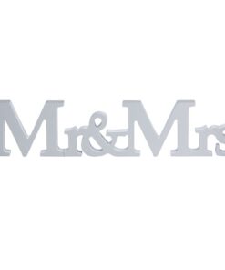 Lettres en bois Mr & Mrs déco table mariage