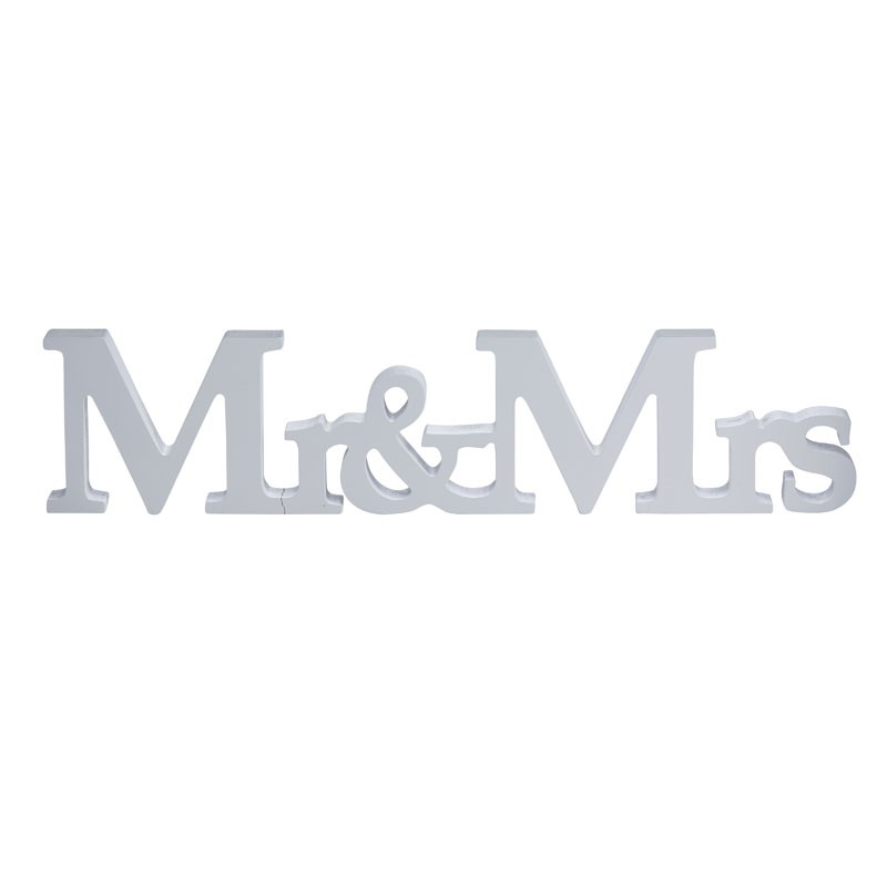 Lettres en bois Mr & Mrs déco table mariage Lettres en bois Mr & Mrs déco table mariage