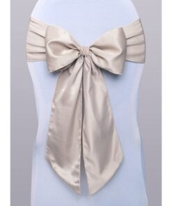 Location noeud de chaise beige champagne nude