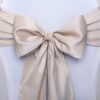 Location noeud de chaise beige champagne nude