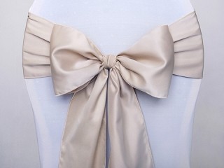 Location noeud de chaise beige champagne nude Location noeud de chaise beige champagne nude