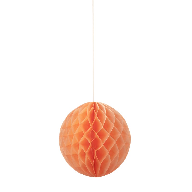 Boules papier alvéolées pastel blush Boules papier alvéolées pastel blush