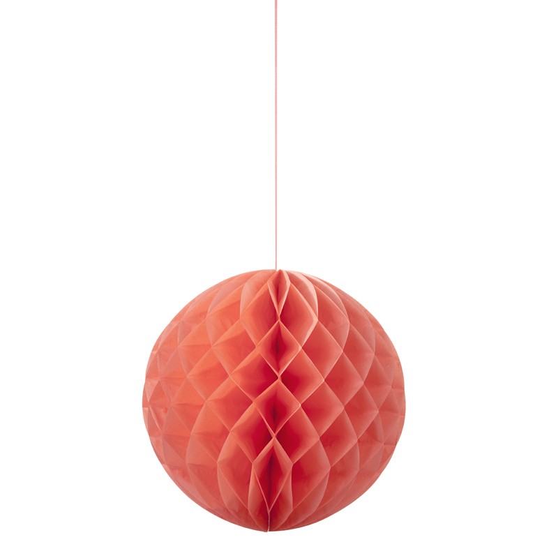 Boules papier alvéolées pastel blush Boules papier alvéolées pastel blush
