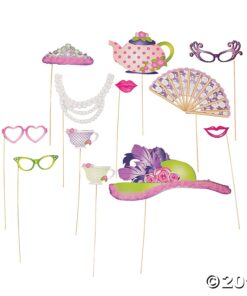 12 grands accessoires photobooth tea party