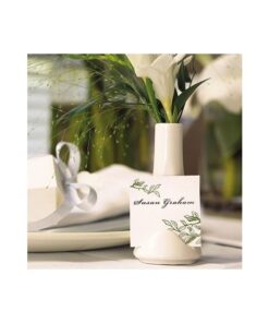 Petit vase marque place blanc porcelaine