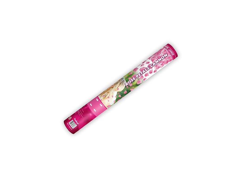 Canon à pétales de rose roses 40 cm Canon à pétales de rose roses 40 cm