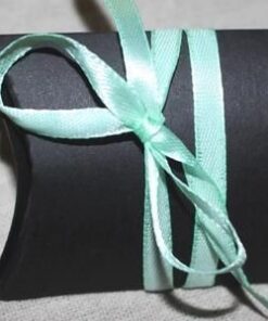 Ruban de satin 6mm vert menthe pastel 25M