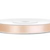 25M Ruban de satin 6mm ivoire crème 6mm
