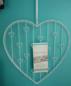 LOCATION Coeur en métal porte photo carte plan de table