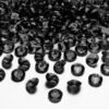 Perles Diamant confettis de table noir 12 mm