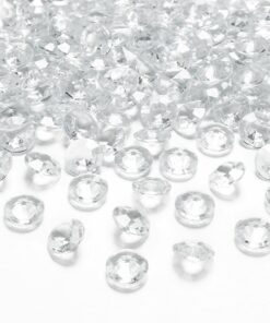 Perles Diamant de table transparent 12mm
