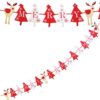 Banderole fanions salle Noël Rudolf le cerf