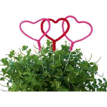 5 pics décoratifs "sweet love" coeur rose et rouge 5 pics décoratifs "sweet love" coeur rose et rouge