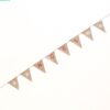 Guirlande fanion vintage NOEL toile de jute 1M50