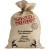 Sac jouets du Père noël en toile de jute