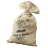 Sac toile de jute urne tirelire mariage champêtre