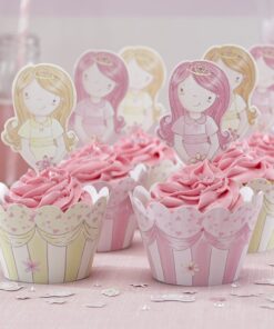 Décorations et pics à gâteau Princesse Carrosse