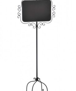 Location panneau ardoise métal sur pied H125cm présentoir menu