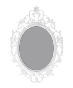 LOCATION cadre ovale shabby blanc photobooth