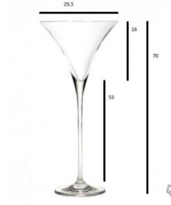 Vase martini vase cocktail H70cm