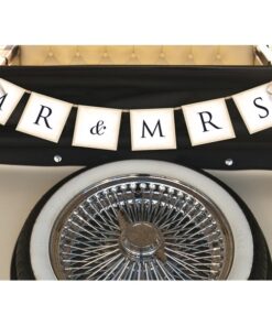 Petite banderole fanions MR & MRS mariage 77cm