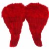 Grandes ailes d'anges rouge 52cm x 45cm