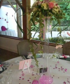 LOCATION vase trompette soliflore H80 cm