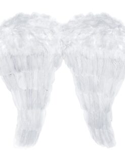 grandes ailes d'anges plumes blanches 52x 45cm