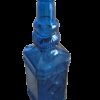 Location bouteille vintage vase bleu roi soliflore cobalt