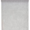 Chemin de table uni gris rouleau 10M x 30cm intissé