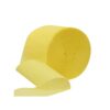 Guirlande papier crepon serpentin jaune
